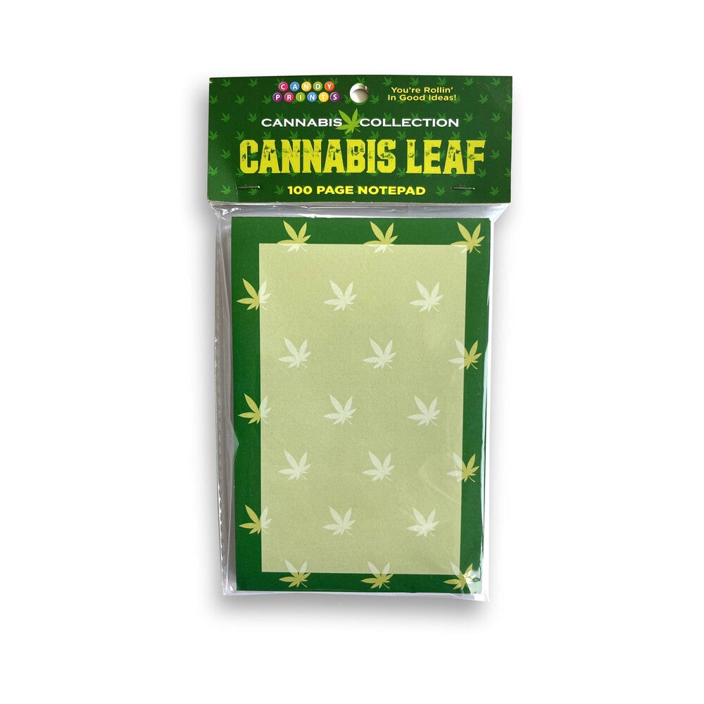 Little Genie - Cannabis Leaf Notepad - Novelties & Games - Paper