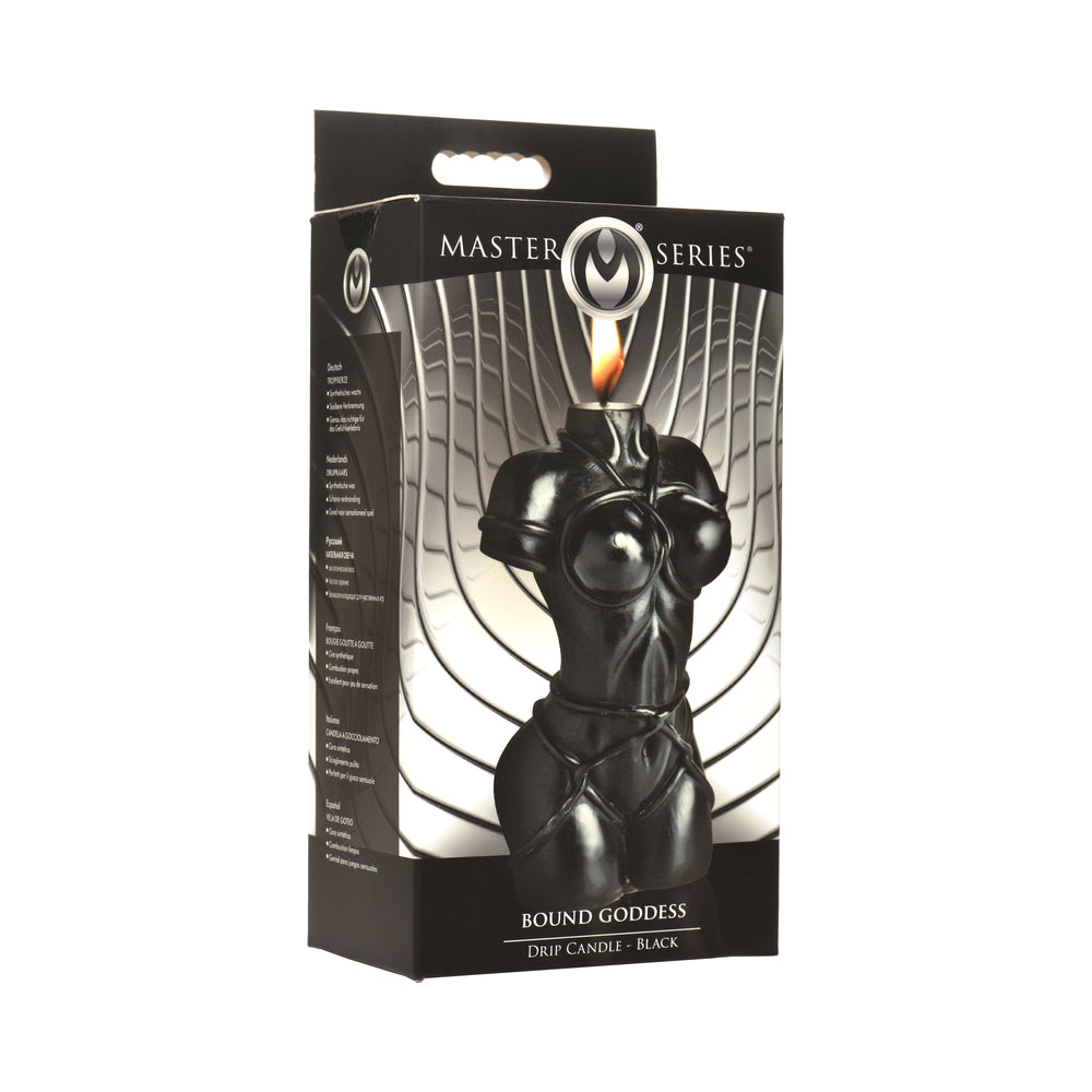 XR Brands - Master Series Bound Goddess Drip Candle Black - General - Wax