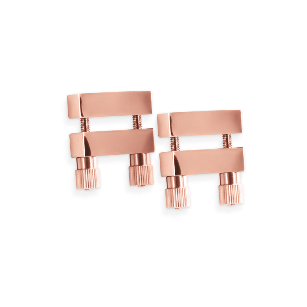NS Novelties - Bound Nipple Clamps V1 Rose Gold - Bondage & Fetish Toys - Metal