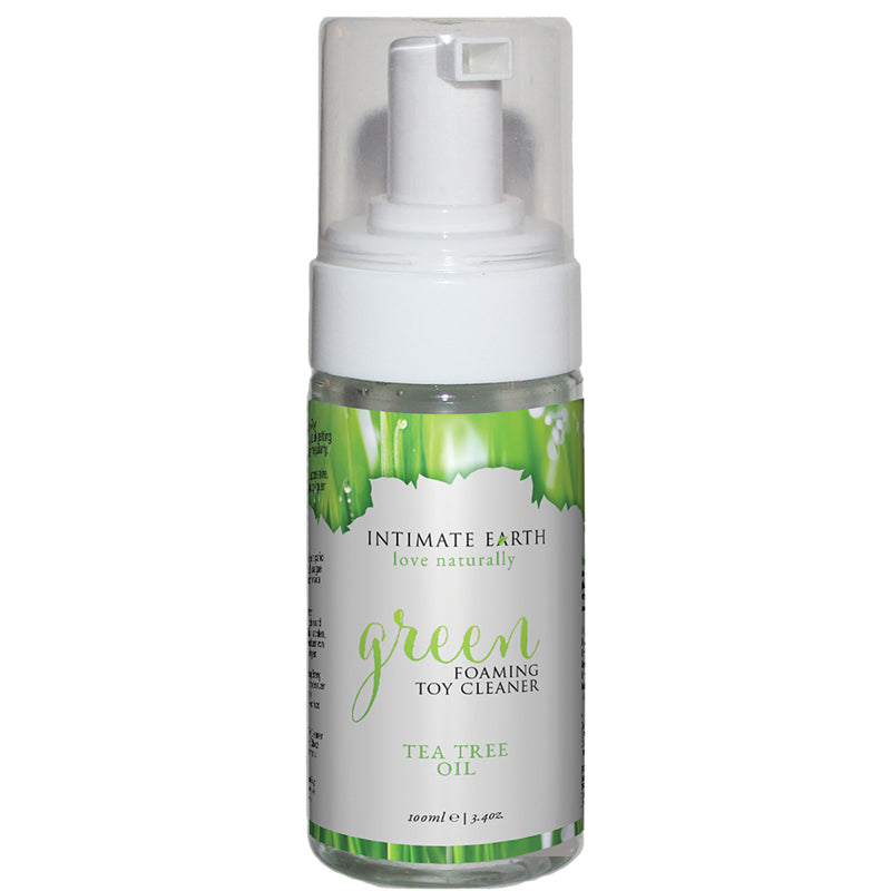 Intimate Earth - Intimate Earth Green Foaming Toy Cleaner with Tea Tree Oil 3.4 oz. - Lubricants, Creams & Glides - Liquid