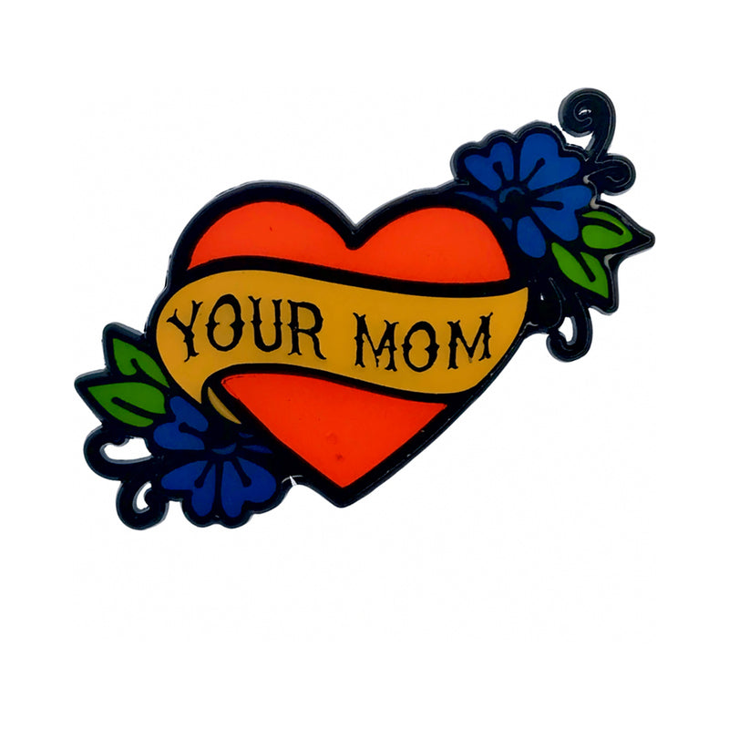 Geeky & Kinky - Geeky & Kinky Your Mom Enamel Pin - Novelties & Games - Metal