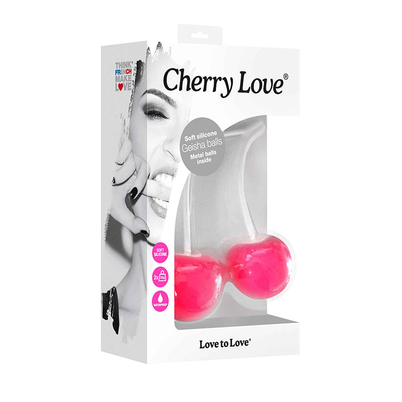 Lovely Planet - Love to Love Cherry Love Silicone Kegel Balls - Sexual Wellness - Silicone