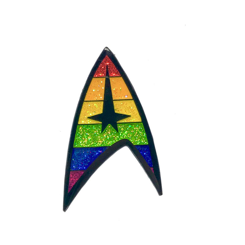 Geeky & Kinky - Geeky & Kinky Federation Pride Enamel Pin - Novelties & Games - Metal