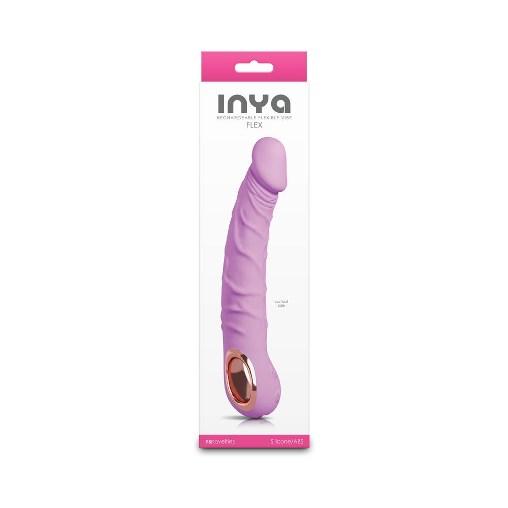 NS Novelties - INYA Flex Vibrator Bubblegum - Vibrators - Silicone