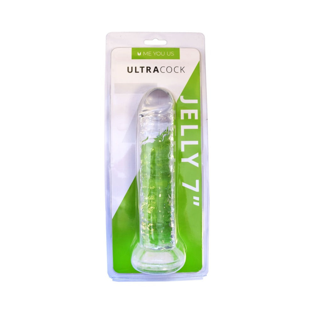 Me You Us - Me You Us Ultracock Clear Jelly 7 in. Dong - Dildos - Jelly/Rubber