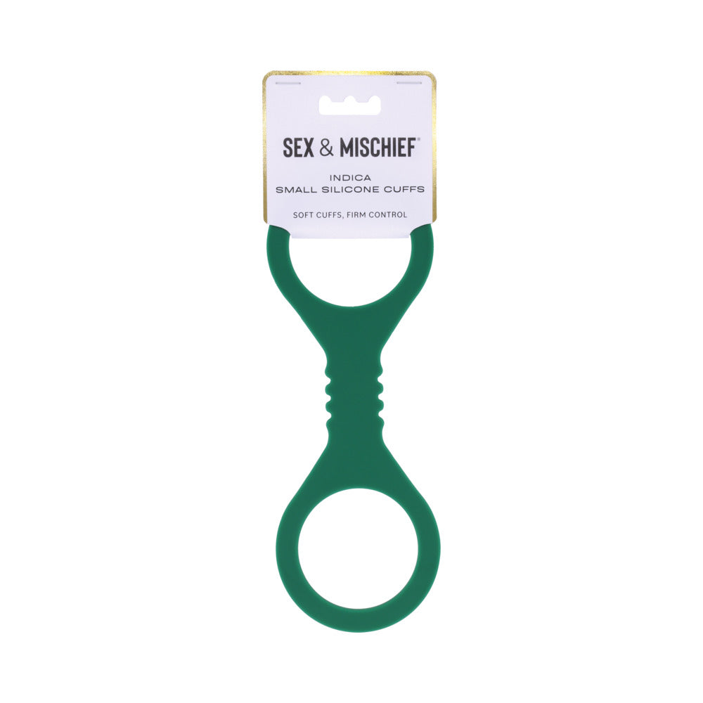 Sportsheets - Sportsheets Sex & Mischief Indica Small Silicone Cuffs - Bondage & Fetish Toys
