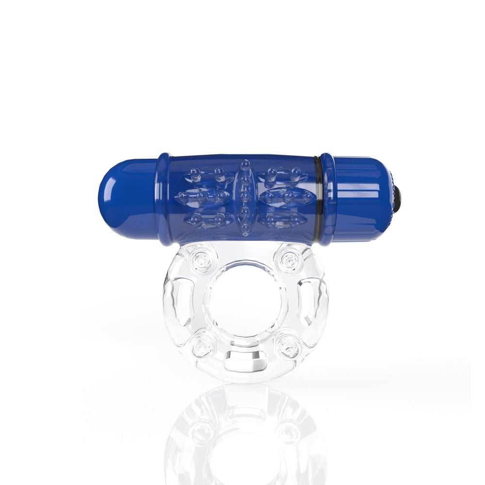 Screaming O - Screaming O 4B OWow Vibrating Cockring Blueberry - Vibrators - TPE/TPR/Elastomers