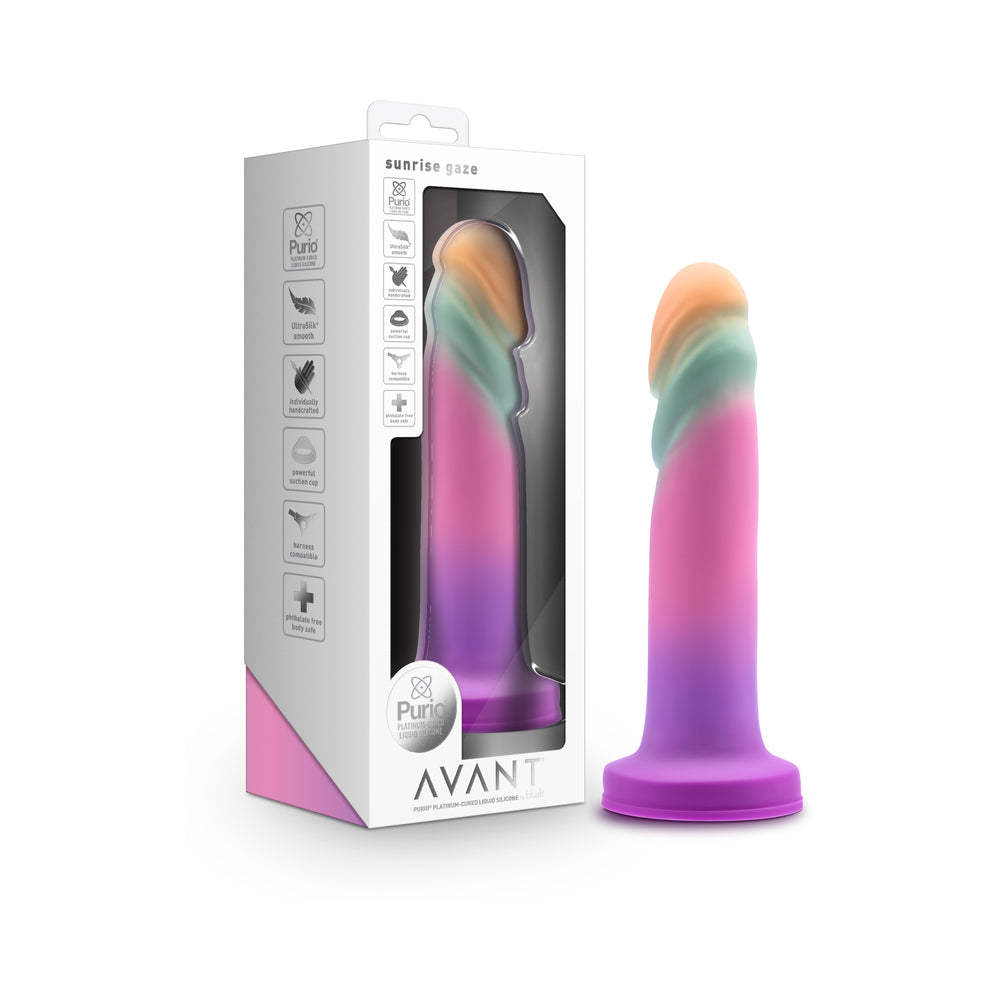 Blush - Avant Sunrise Gaze 7.5 in. Dildo Sherbet - Dildos - Silicone
