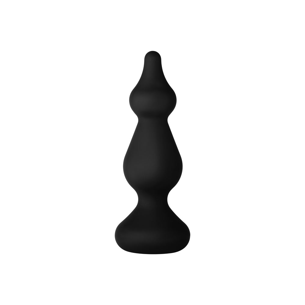 Forto - Forto F-30 Pointer Silicone Anal Plug Small Black - Anal Toys & Stimulators - Silicone