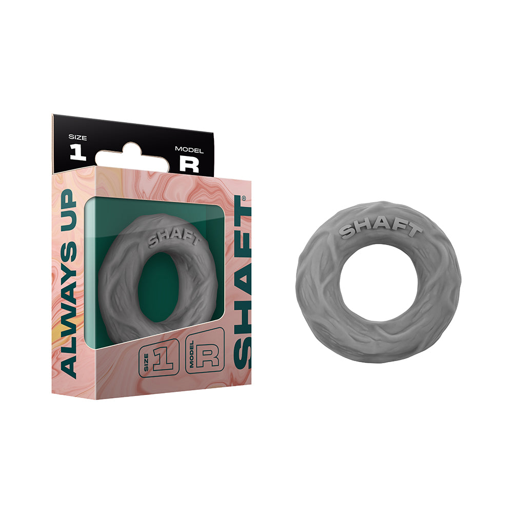 Shaft - Shaft Model R: C-Ring Grey Size 1 - Cockrings - Silicone