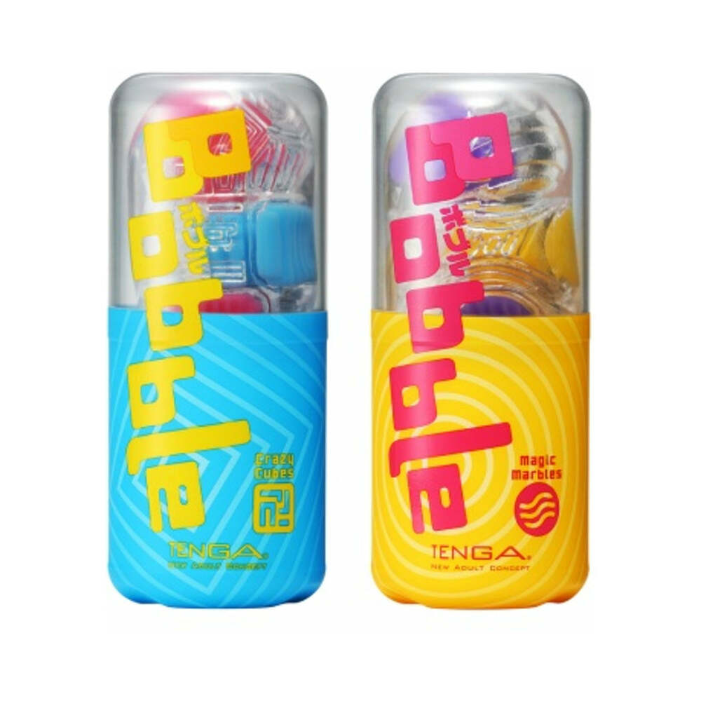 Tenga - Tenga Bobble Crazy Cubes - Masturbation Aids for Males - TPE/TPR/Elastomers