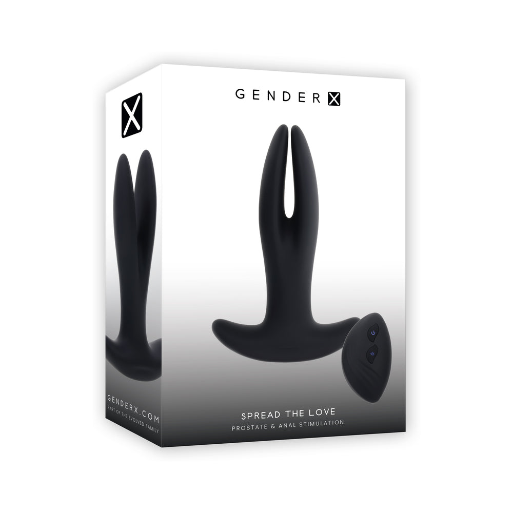 Gender X - Gender X Spread The Love Black - Anal Toys & Stimulators