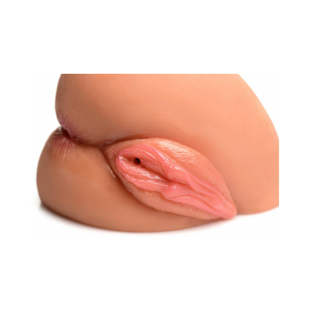 Curve Novelties - Curve Toys Mistress Juicy Mia Dual Entry Sidesaddle Masturbator Medium - Masturbation Aids for Males - TPE/TPR/Elastomers