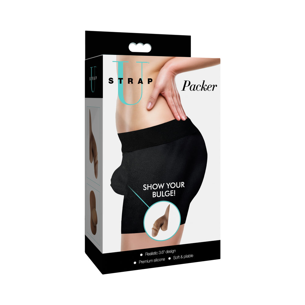 XR Brands - Strap U 3.6 in. Silicone Packer Dildo Medium - Dildos