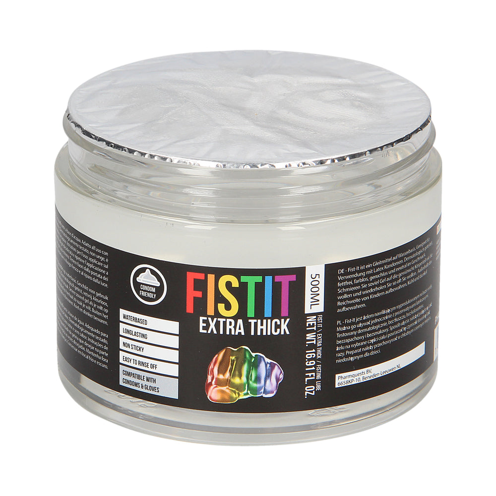Shots - Fist It Extra Thick Water-Based Fisting Lube Rainbow Edition 16.9 oz. - Lubricants, Creams & Glides - Gel