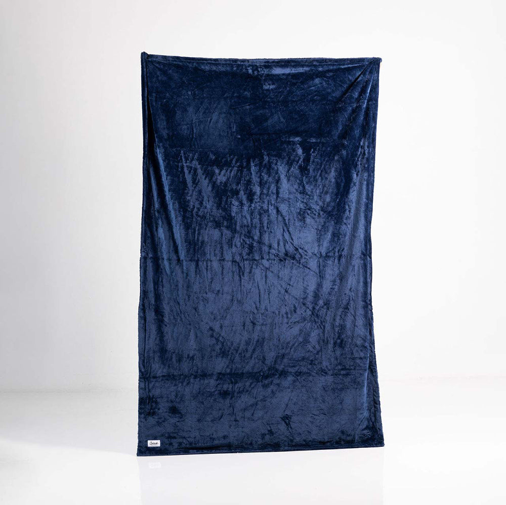 Splash Blanket - Splash Blanket Furlush Large Navy - Couples - Polyester