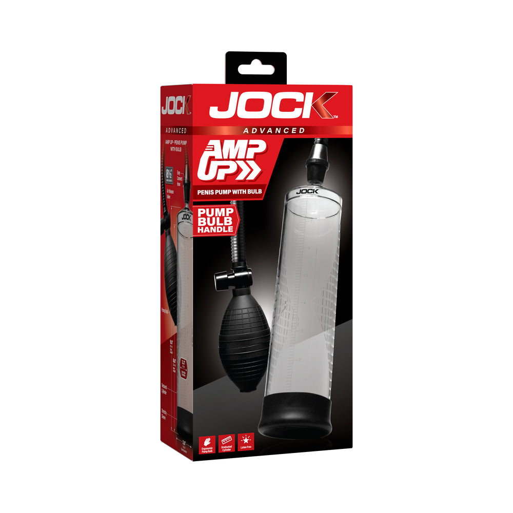 Curve Novelties - JOCK Amp Up Penis Pump with Bulb - Pumps & Enlargers