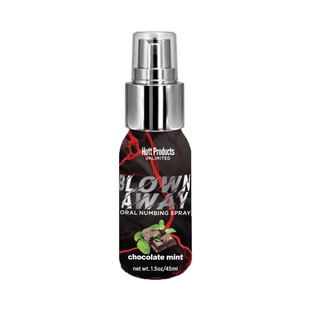 Hott Products - Blown Away Numbing Spray Chocolate Mint 1.5 oz. - Supplements & Enhancers