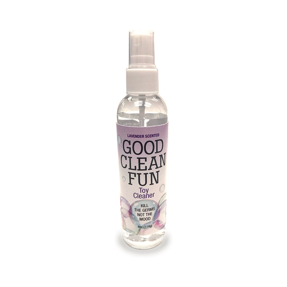 Little Genie - Good Clean Fun Toy Cleaner Lavender 118 ml / 4 oz. - Lubricants, Creams & Glides - Liquid
