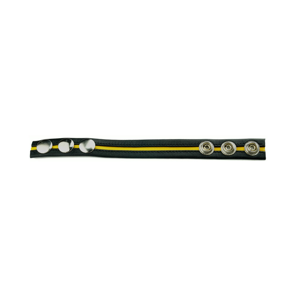 Prowler RED - Prowler RED Cock Strap Black/Yellow - Cockrings