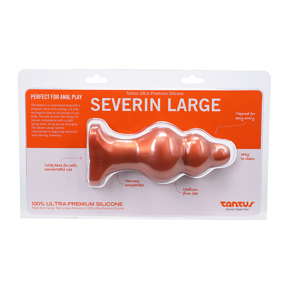 Tantus - Tantus Severin Large Super Soft Anal Plug Copper - Anal Toys & Stimulators - Silicone