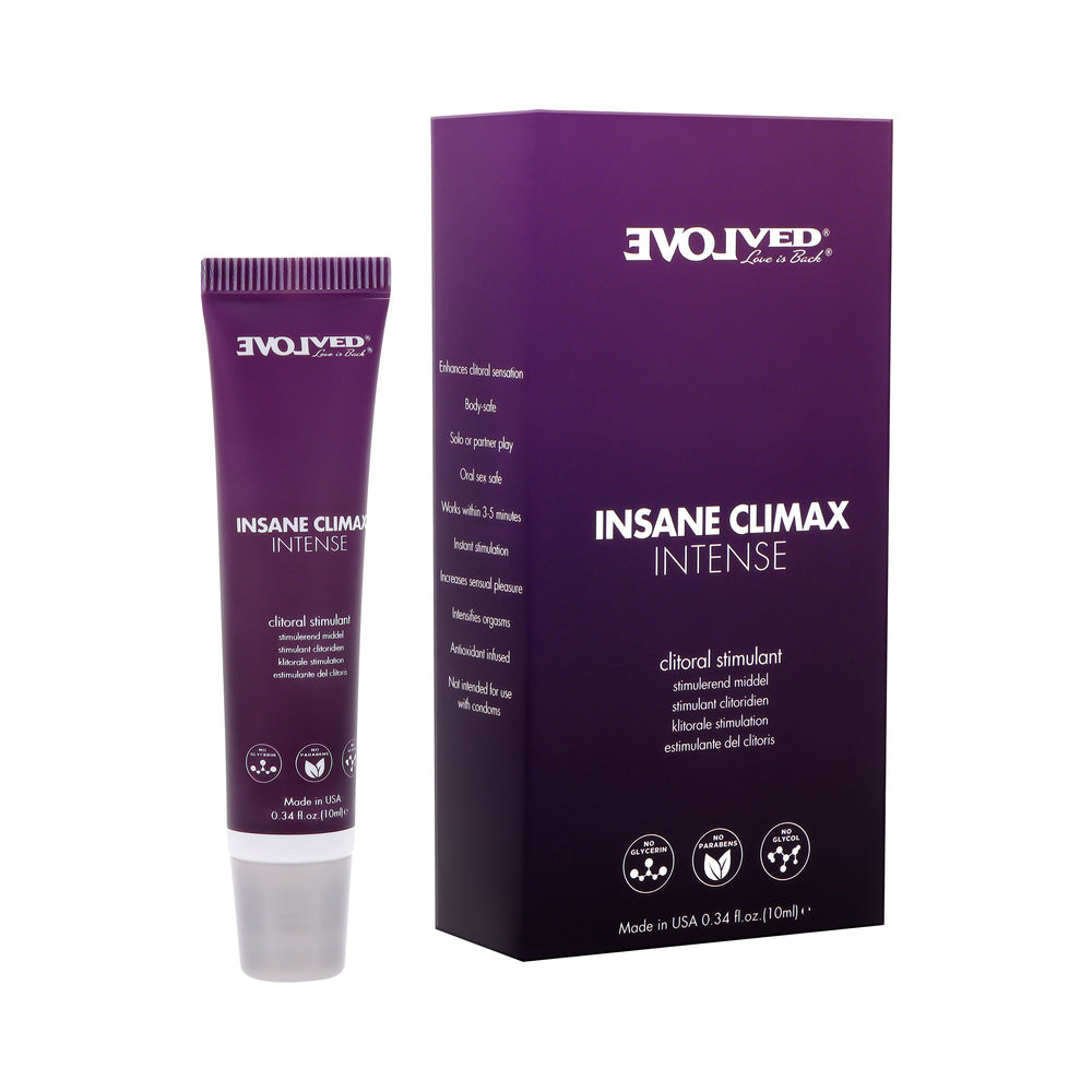 Evolved - Evolved Insane Climax Intense Clitoral Stimulant 0.34 oz. - Supplements & Enhancers - Liquid