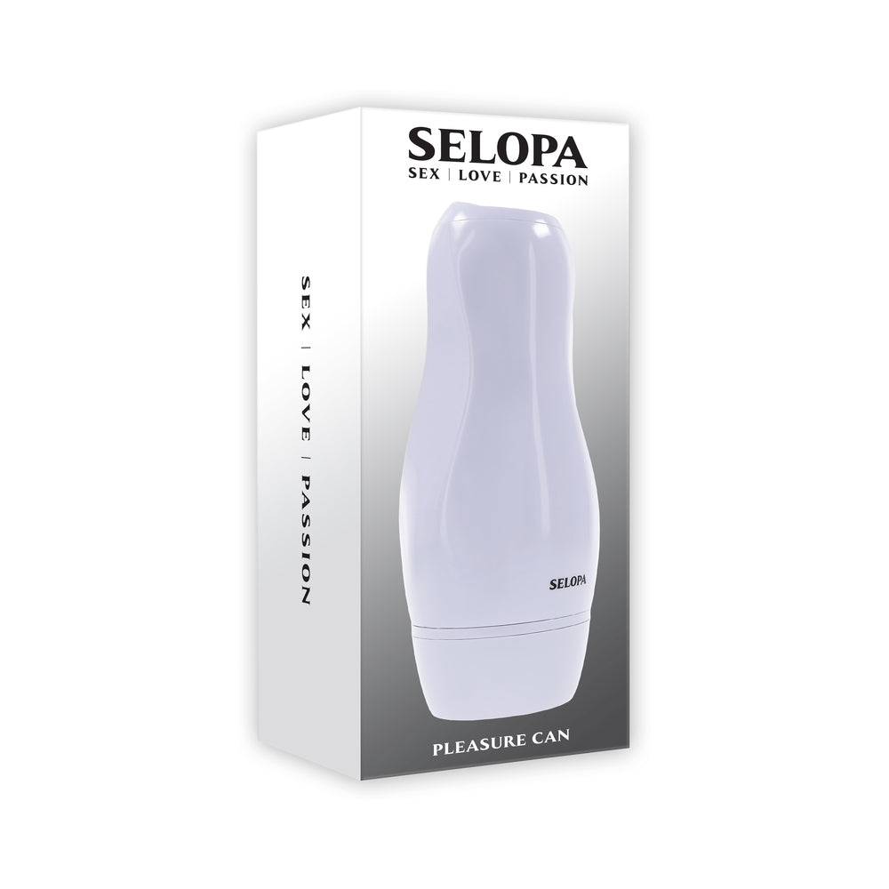 Selopa - Selopa Pleasure Can White - Masturbation Aids for Males - TPE/TPR/Elastomers