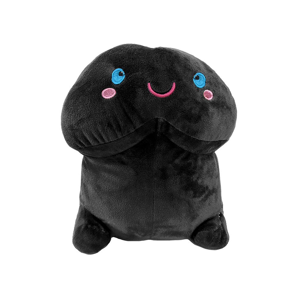 Shots - Shots Short Penis Stuffy 7.88 in. Black - Novelties & Games - Polyester