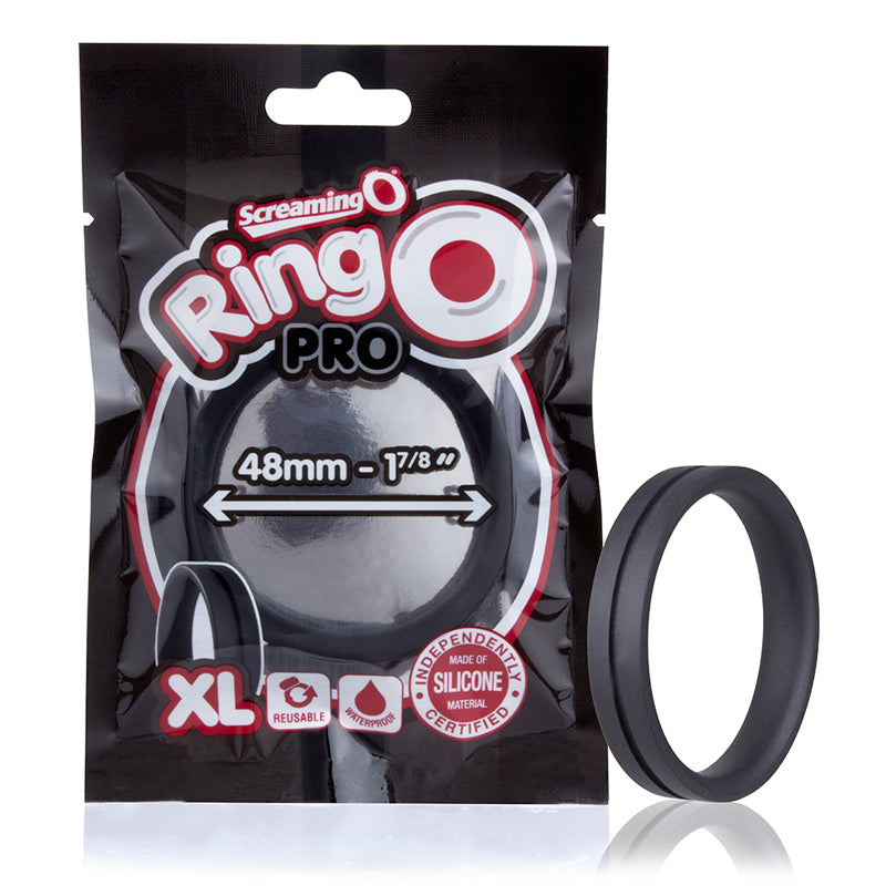 Screaming O - Screaming O RingO Pro XL Black - Cockrings - Silicone