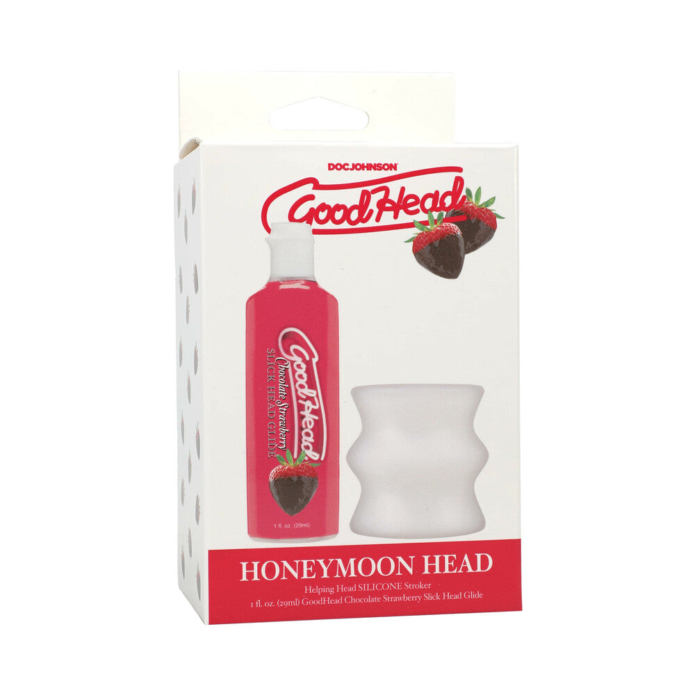 Doc Johnson - GoodHead Honeymoon Head Kit - Masturbation Aids for Males - Silicone