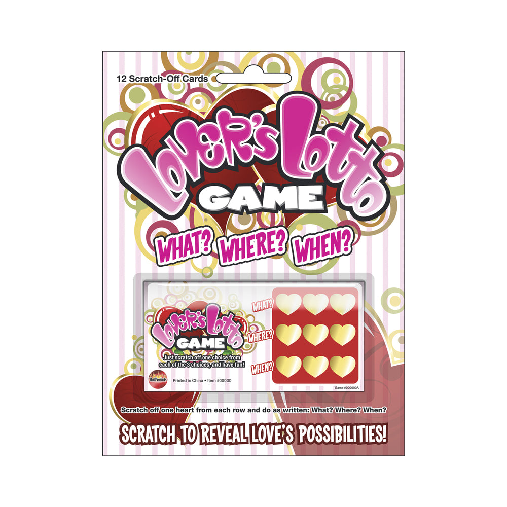 Hott Products - Lovers Lotto Game Scratch & Play Sex Game Carded - Novelties & Games