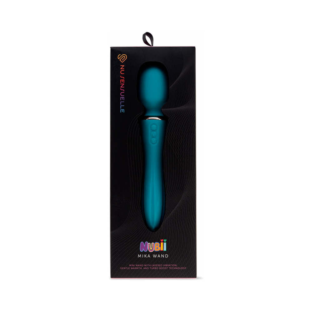 Nu Sensuelle - Nu Sensuelle Mika Nubii Wand with Turbo Boost and Heat Blue - Vibrators - Silicone