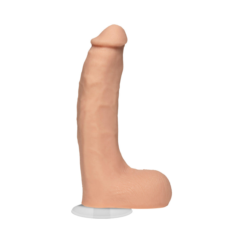 Doc Johnson - Signature Cocks - Chad White 8.5 Inch ULTRASKYN Cock with Removable Vac-U-Lock Suction Cup Vanilla - Dildos - TPE/TPR/Elastomers