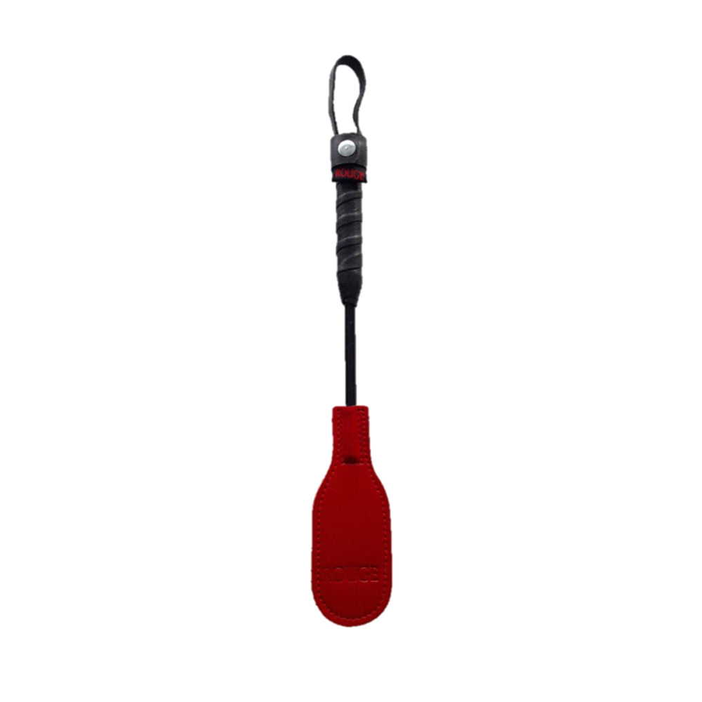 Rouge Garments - Rouge Mini Oval Paddle 10 in. Red - Bondage & Fetish Toys - Leather