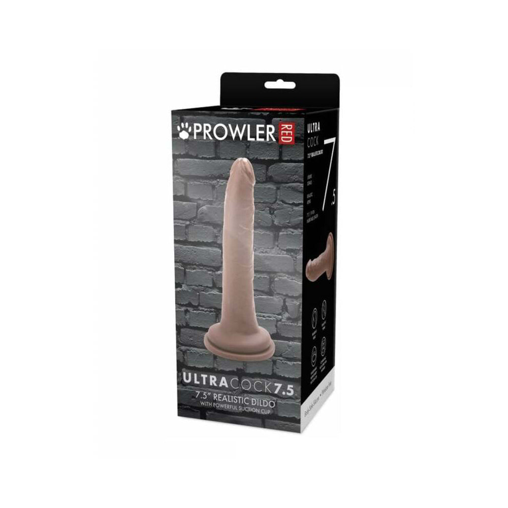 Prowler RED - Prowler RED Ultra Cock 7.5 in. Realistic Dildo Caramel - Dildos - PVC