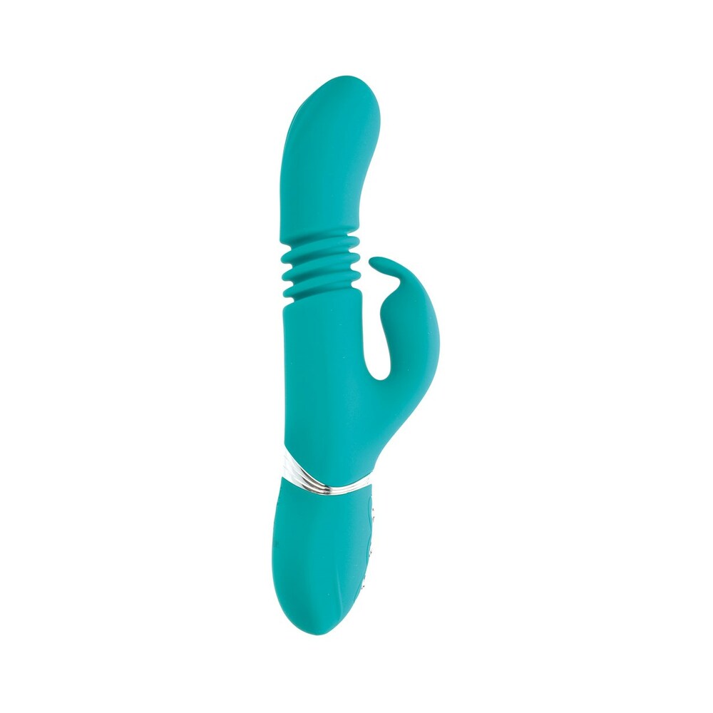Adam & Eve - Adam & Eve Eve''s Rechargeable Thrusting Rabbit - Vibrators - Silicone