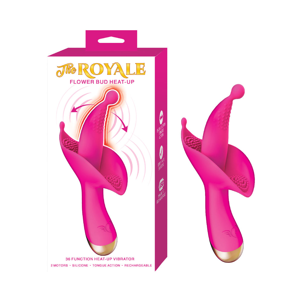 Nasstoys - The Royale Flower Bud Heat-Up Pink - Vibrators - Silicone