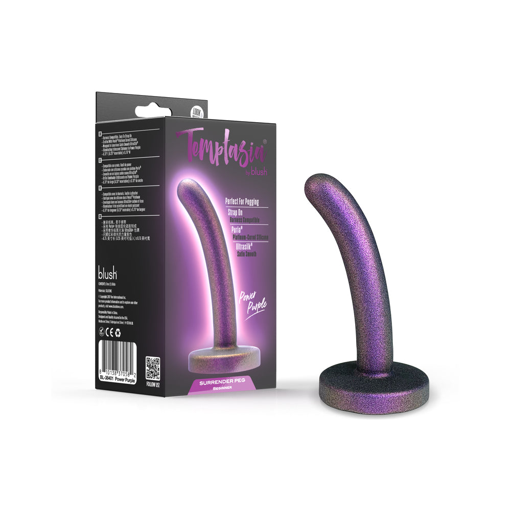 Blush - Temptasia Surrender Peg Beginner Power Purple - Dildos - Silicone