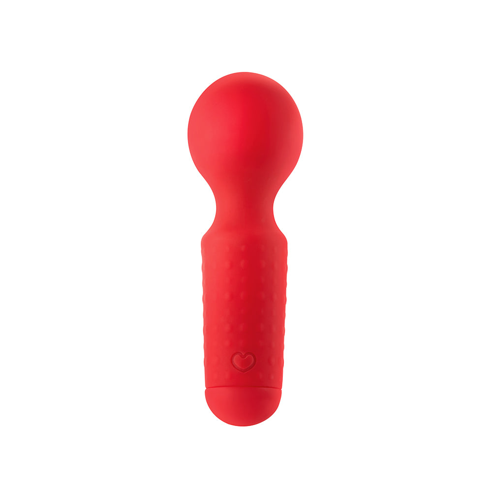 Luv Inc. - Luv Inc Mw65 Mini Wand Rechargeable Flexible Silicone Vibrator Red - Vibrators - Silicone