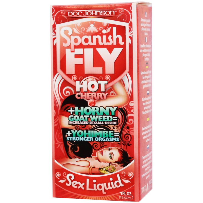 Doc Johnson - Spanish Fly Hot Cherry Sex Liquid 1 fl oz - General - Liquid