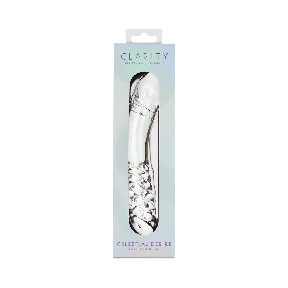 Creative Conceptions Clarity Celestial Desire Glass Dildo