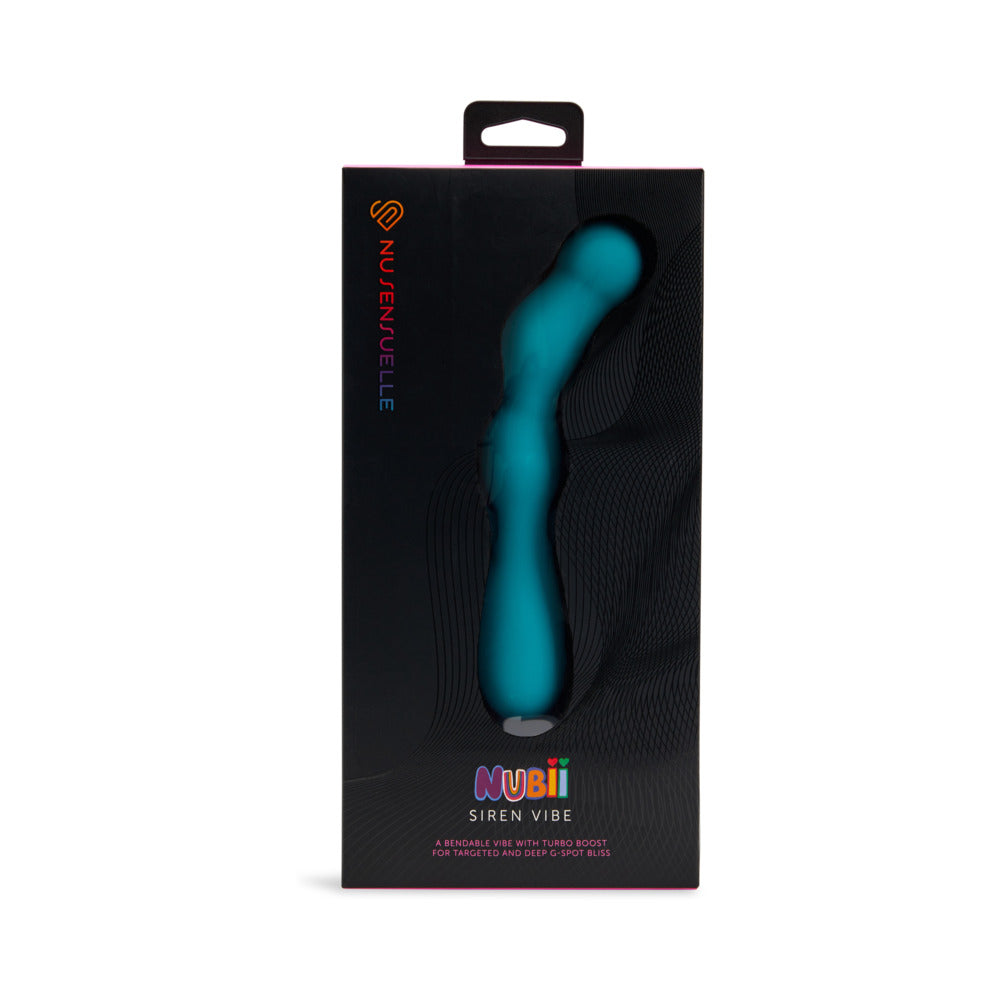 Nu Sensuelle - Nu Sensuelle Siren Nubii G-Spot Vibe W/ Hinge Blue - Vibrators - Silicone