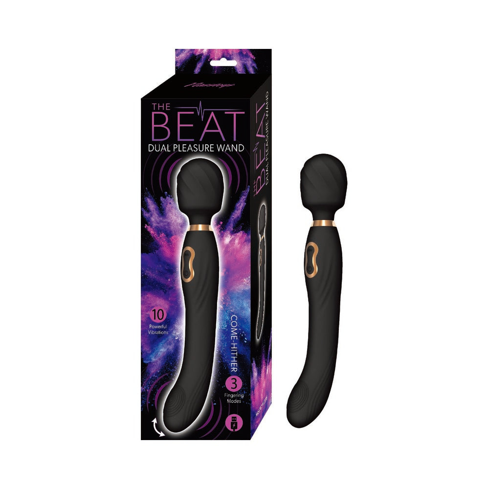 Nasstoys - The Beat Dual Pleasure Wand Black - Vibrators