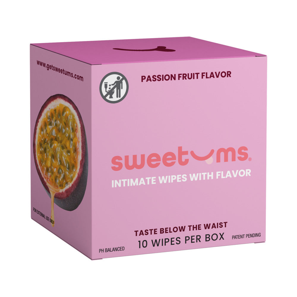 Sweetums - Sweetums Intimate Wipes Passion Fruit Flavor 10-Pack - General
