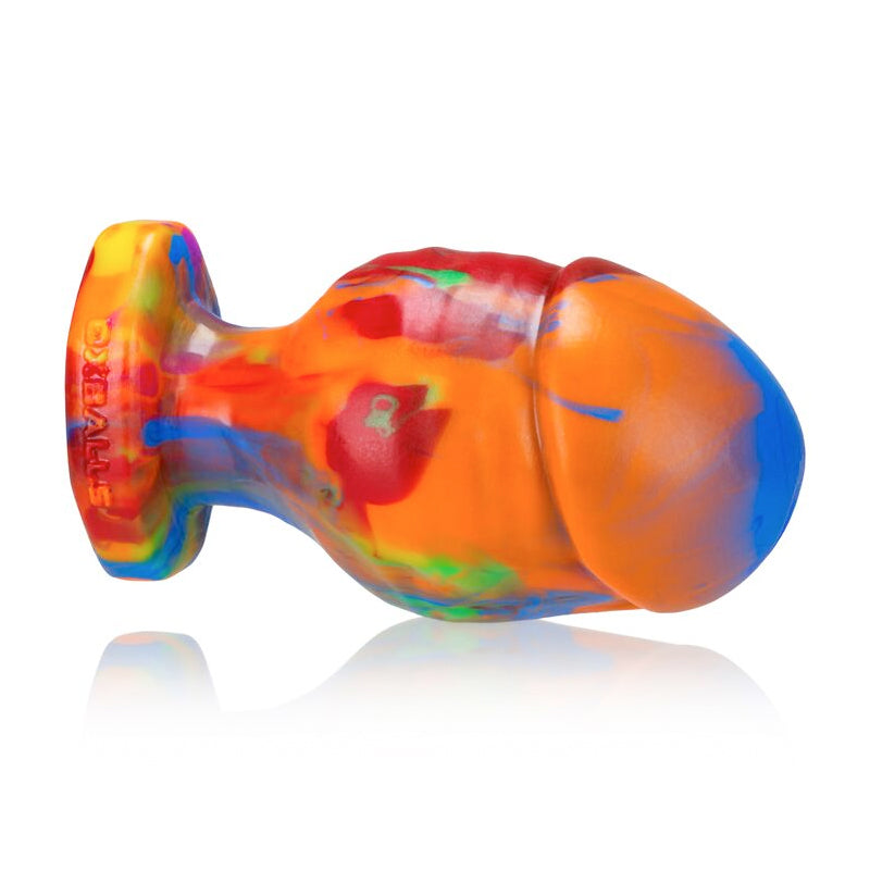 Oxballs - OxBalls Honcho-3, Buttplug, Large, Rainbow - Anal Toys & Stimulators - Silicone