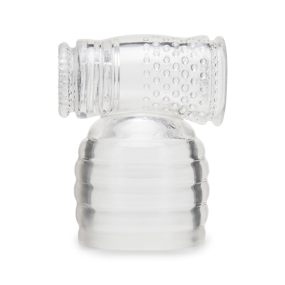 Le Wand - Le Wand Slider Clear Male Masturbator Wand Attachment - Masturbation Aids for Males