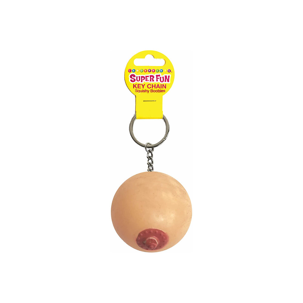 Little Genie - Super Fun Key Chain One Squishy Boob - Novelties & Games