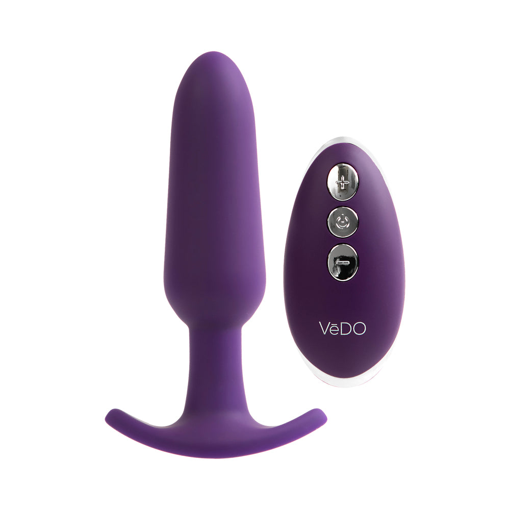 VeDO - Bump Plus Rechargeable Remote Control Anal Vibe Purple - Anal Toys & Stimulators - Silicone