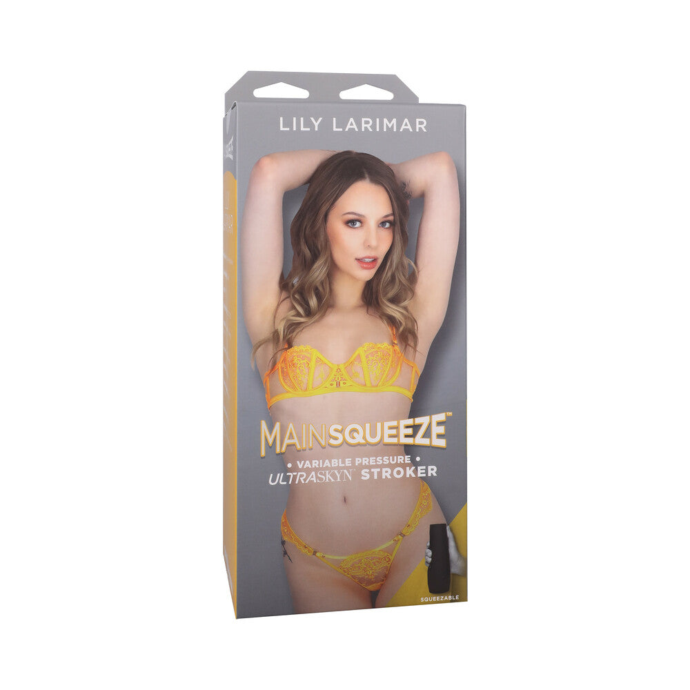 Doc Johnson - Main Squeeze Lily Larimar ULTRASKYN Stroker Pussy Vanilla - Masturbation Aids for Males - TPE/TPR/Elastomers