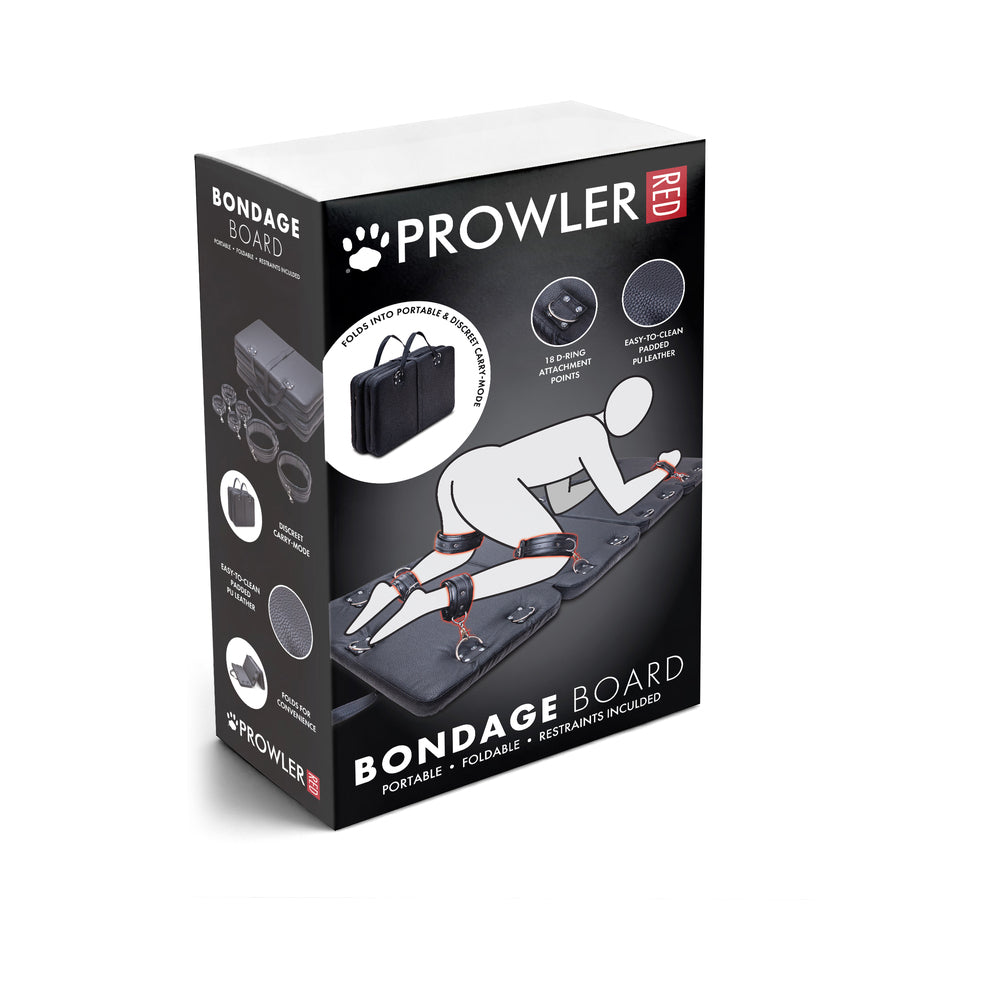 Prowler RED - Prowler RED Bondage Board with Restraints - General